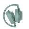 索尼(SONY)MDR-H600A 头戴式 高解析度 立体声耳机 有线控(薄荷绿色)