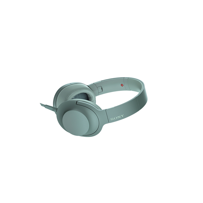 索尼(SONY)MDR-H600A 头戴式 高解析度 立体声耳机 有线控(薄荷绿色)