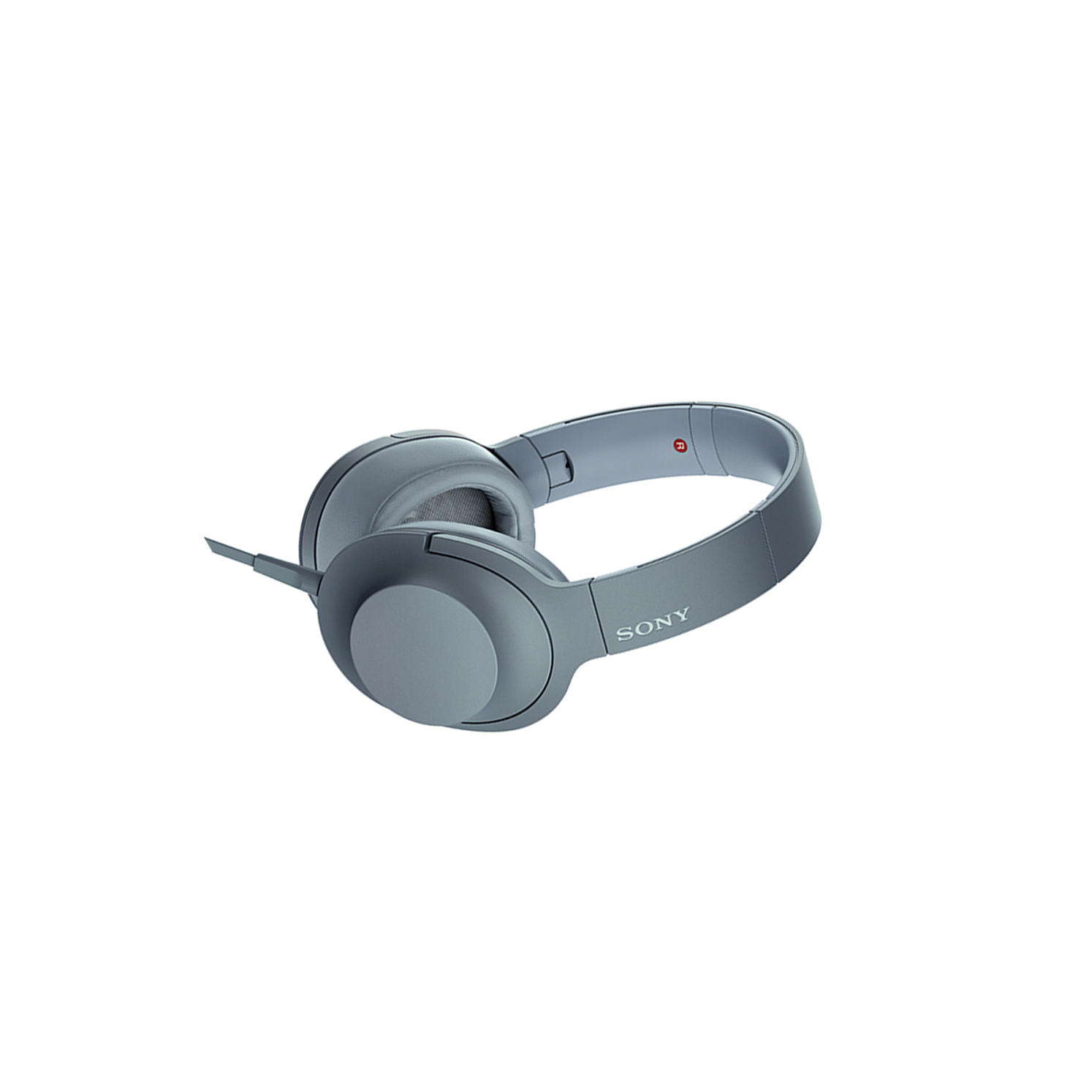 索尼(SONY)MDR-H600A 头戴式高解析度立体声耳机 有线控(月光蓝色)
