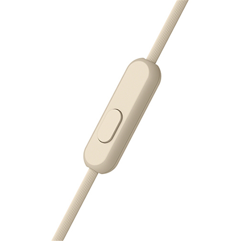 索尼(SONY)立体声耳机IER-H500A(浅金色)有线控 防缠绕耳机线