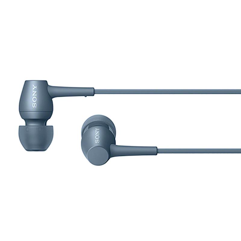 索尼(SONY)立体声耳机IER-H500A(月光蓝色)有线控 防缠绕耳机线