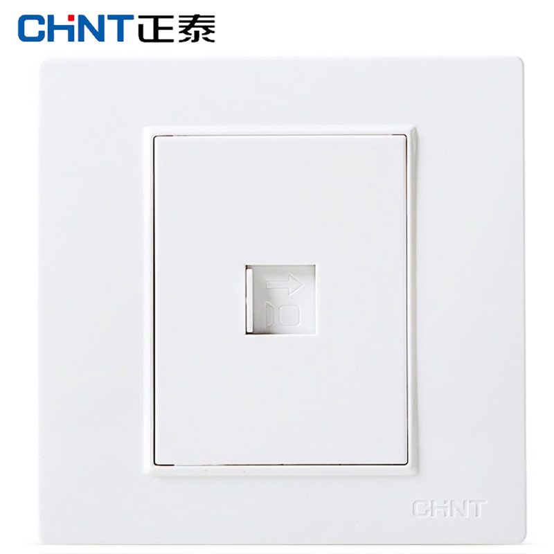 正泰CHNT电脑插座面板雅白86型7L系列NEW7-L20400