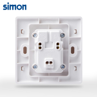 西蒙(simon)86型开关插座55系列雅白色五孔电源插座二三插座开关