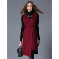 不规则呢料马甲时尚套装 MA19DT292325