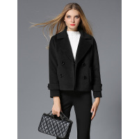 短款毛呢翻领外套 MA19DW633Z03