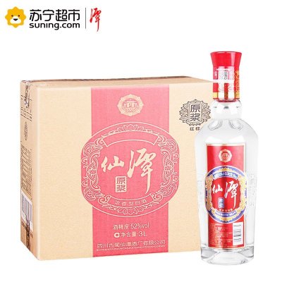 潭酒 仙潭原浆 浓香型白酒 500ml*6 整箱装