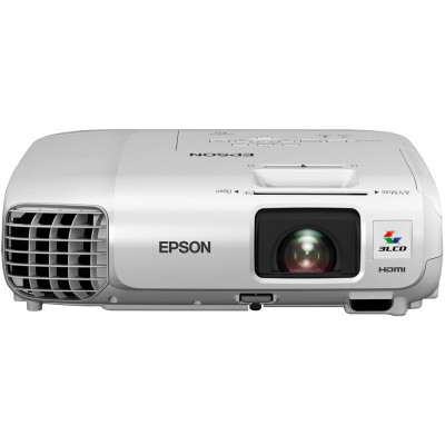 爱普生(EPSON) CB-98H 商务办公家用会议高清投影机+100英寸4:3 红叶电动遥控幕布(含安装及辅材)