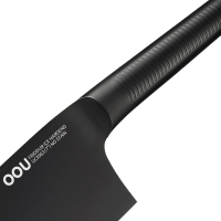 oou厨房家用黑鲨菜刀不锈钢切片刀多功能刀具德国工艺男款刀