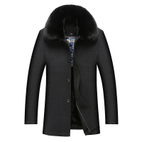 PLAYBOYICON花花公子可拆卸毛领毛呢 毛领毛呢