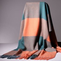 羚羊早安 围巾秋冬季情侣款羊毛围脖文艺百搭围巾披肩