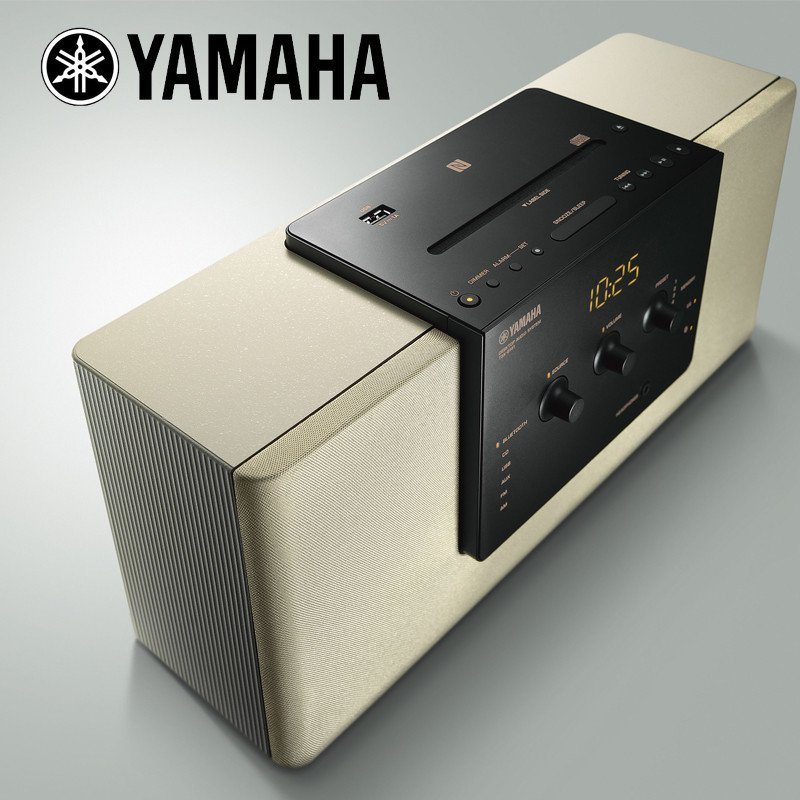 雅马哈(YAMAHA) TSX-B141(G) CD机 USB播放机 迷你音响 无线蓝牙音响 香槟金色