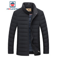 AEMAPE美国苹果 羽绒服男士短款直充立领简约男装冬季保暖外套