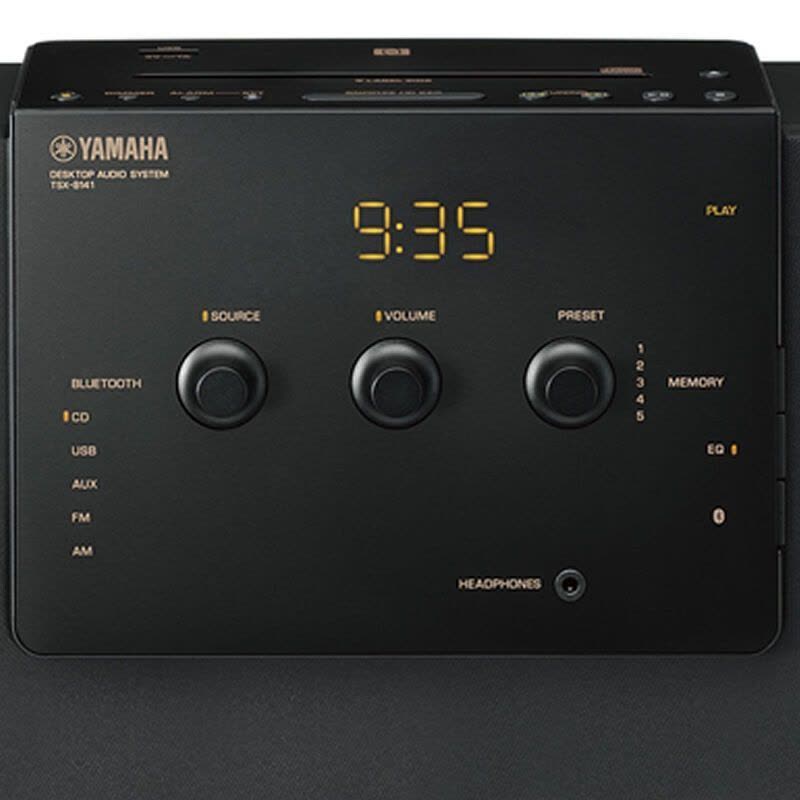 雅马哈(YAMAHA) TSX-B141(B) CD机 USB播放机 迷你音响 无线蓝牙音响 黑色图片