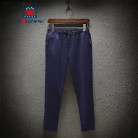 AEMAPE美国苹果休闲裤男士时尚系带针织四面弹力休闲哈伦长裤