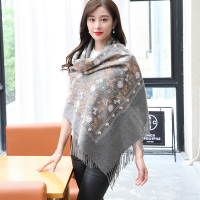 上海故事满屏刺绣羊毛披肩