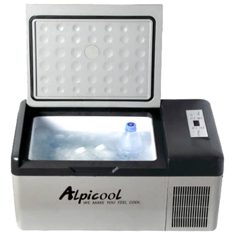 冰虎Alpicoo压缩机车载冰箱 车家两用冰箱 15升压缩机冰箱