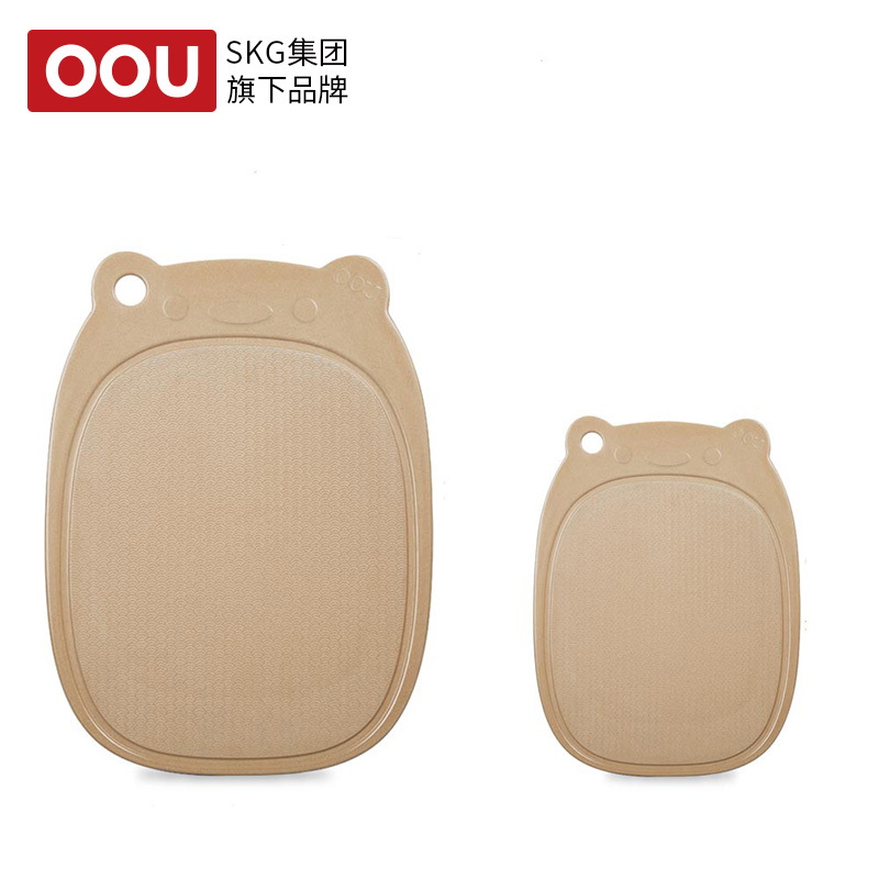 OOU植物纤维稻壳砧板防霉菜板婴儿宝宝辅食粘板厨房家用案板水果大款