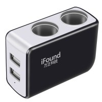 方正科技(ifound) 2孔2USB车载点烟器扩充器24V FZ-24 1/盒