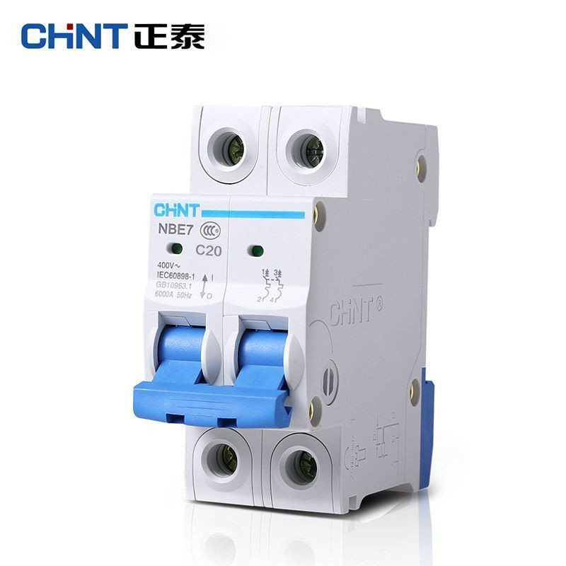 正泰CHNT空气开关 家用小型断路器NBE7 2P 20A