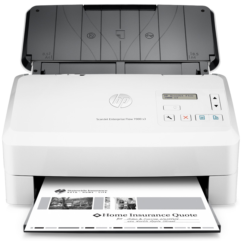 惠普(HP)SCANJET ENTERPRISE FLOW 7000 S3高速馈纸式文档扫描仪(优享服务)