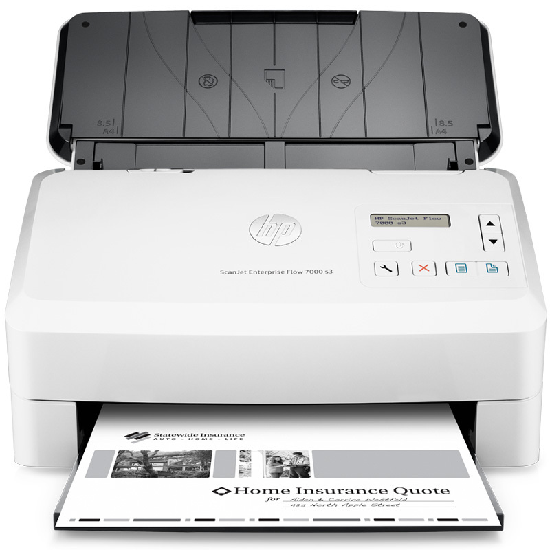 惠普(HP)SCANJET ENTERPRISE FLOW 7000 S3高速馈纸式文档扫描仪(优享服务)