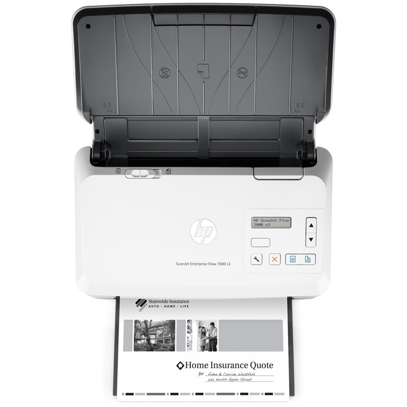 惠普(HP)SCANJET ENTERPRISE FLOW 7000 S3高速馈纸式文档扫描仪(优享服务)