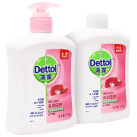 Dettol 滴露滋润倍护健康洗手液500g+500g抑菌99.99%花果香温和护手不刺激儿童可用