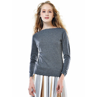 FDO027SH圆领修身套头俏丽纯羊毛衫