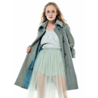 FSL004QL时尚俏丽加厚喇叭袖外套