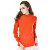 FSR201LJ半高领长袖套头纯羊毛衫