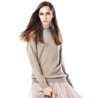 FSR201MT半高领长袖套头纯羊毛衫