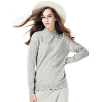 FSR201QH半高领长袖套头纯羊毛衫