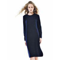 FXJ315ZQ圆领宽松休闲时尚纯羊毛衫