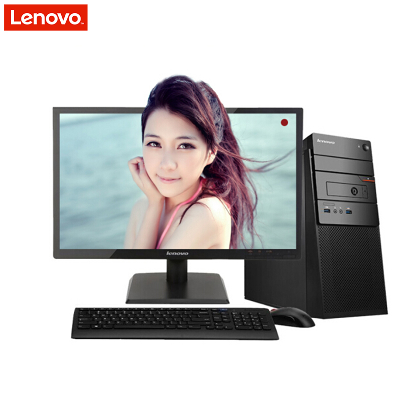 联想(Lenovo) 扬天A6211f 商用台式电脑 21.5英寸显示器（Intel i3-6100 4GB 1TB）