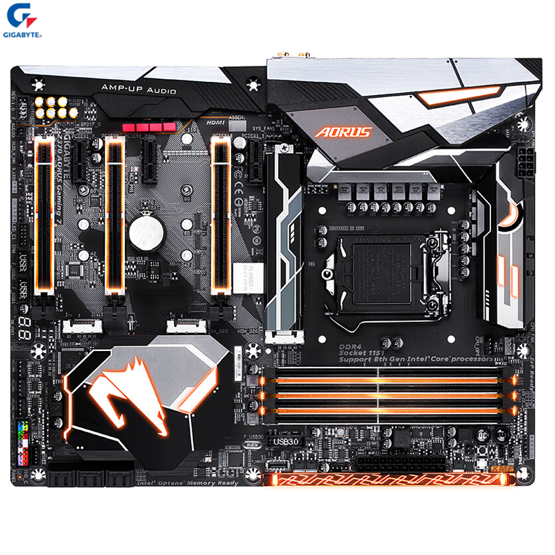 技嘉(GIGABYTE) Z370 AORUS Gaming 7 台式机电竞游戏主板(INTEL平台/LGA 1151)