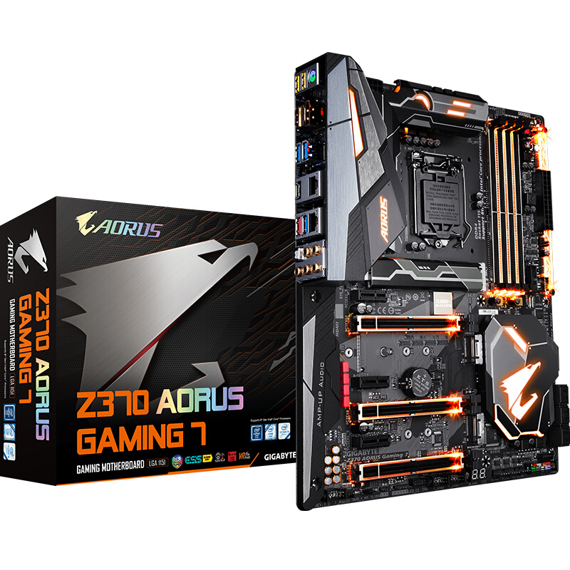 技嘉(GIGABYTE) Z370 AORUS Gaming 7 台式机电竞游戏主板(INTEL平台/LGA 1151)