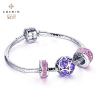 chenim/晶石灵DIY个性宝石吊坠手链挂件配珠送女友礼物