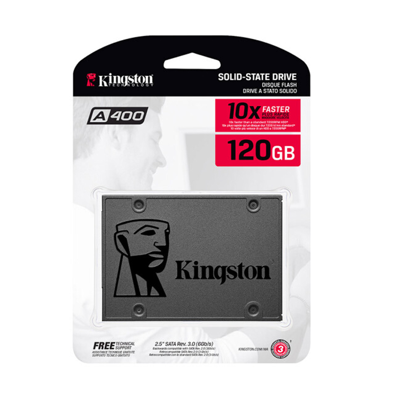 金士顿(Kingston)A400系列 120G SATA3 固态硬盘