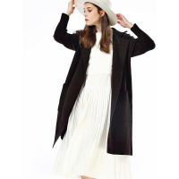 TRC011JL休闲长款翻领外套