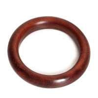 悦木之源 天然小叶紫檀老料牛毛纹手镯 内径约58mm