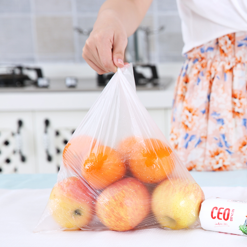 希艺欧 一次性加厚保鲜袋厨房点断式食品水果手撕袋小中大号150号