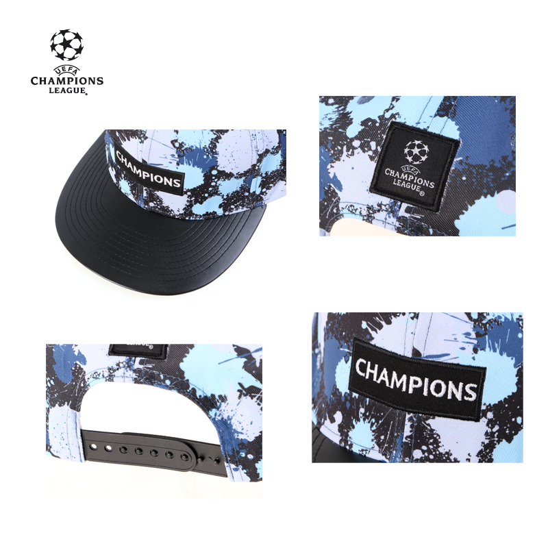 UEFA CHAMPIONS LEAGUE花色款贴布绣嘻哈帽00302052高清大图