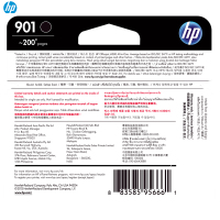 惠普(HP)CC653AA 901 黑色墨盒(墨盒/墨水)(适用Officejet J4580 J4660 4500)