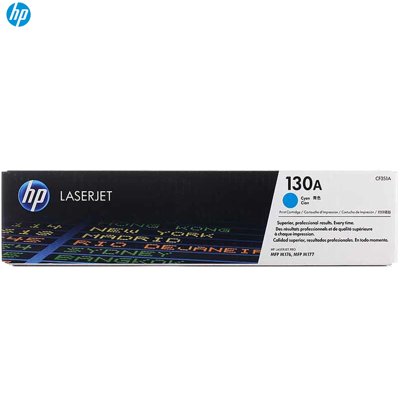 惠普（HP） CF351A 130A 彩色青硒鼓 适用打印机LaserJet M176n/ M177fw高清大图