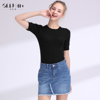 Seevan/希范2017秋冬新款100%羊毛衫毛针织衫打底衫