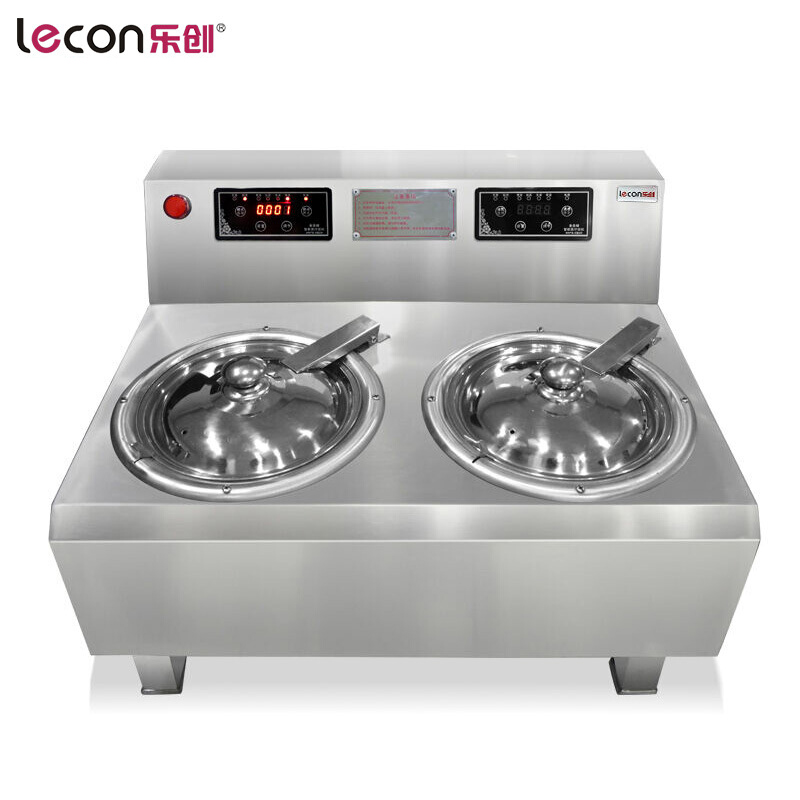 乐创(lecon)MWD-A02 商用全自动煲仔饭机 煲仔炉锡纸专用砂锅两头