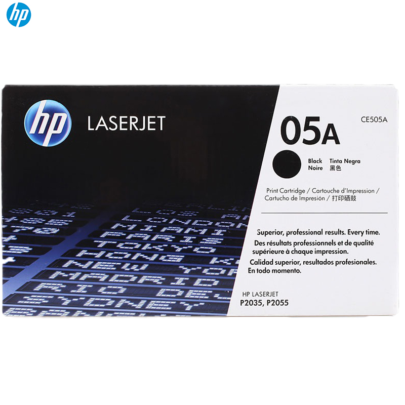 惠普（HP）CE505A 05A 黑色硒鼓 适用打印机 P2035 P2055高清大图