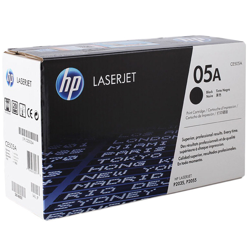 惠普（HP）CE505A 05A 黑色硒鼓 适用打印机 P2035 P2055高清大图