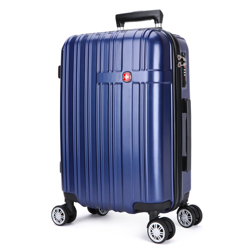 SWISSGEAR瑞士军刀拉杆箱24寸深蓝色SA-1606旅行箱 可放15.6寸手提电脑包