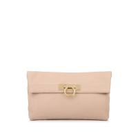 Salvatore Ferragamo萨尔瓦多菲拉格慕 金属锁扣荔枝纹牛皮女士手拿包 628830